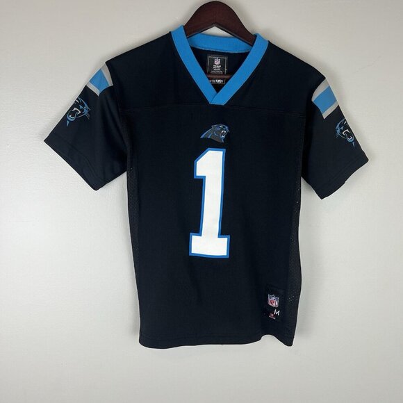 NFL Team Apparel Cam Newton Carolina Panthers Jersey Youth Size M (10-12) - Picture 1 of 6